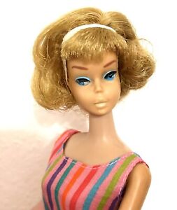Vintage American Girl Blonde Sidepart Barbie Doll – Beauty!