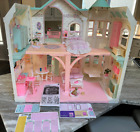 Vintage Barbie Deluxe Dream House Playset 18638 Mattel 1998 Furnished w/box