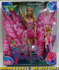 2006 Mattel Barbie Fairytopia Mermaidia Fairy to Mermaid Elina Doll NIB NR