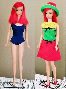 Vintage Color Magic Barbie - Scarlet Flame  NOTE - ONE DOLL, 2 OUTFITS