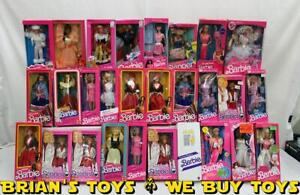 Barbie/Doll Lot of 36: Jewel Secrets, Sweden, Party Lace, Peruvian & More NR