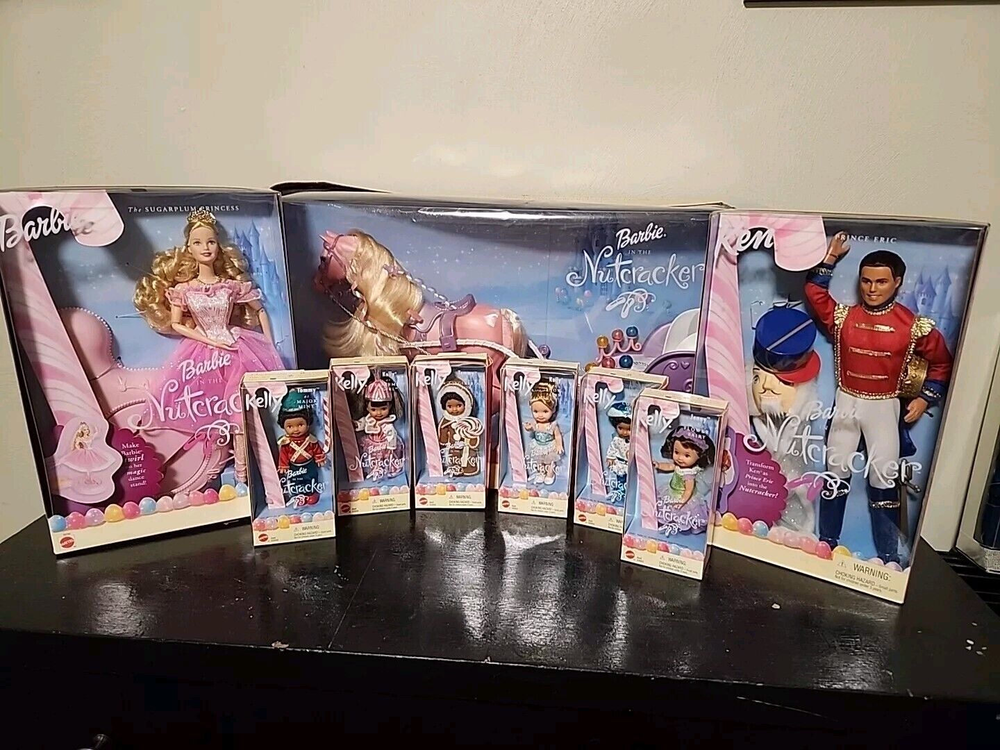 2001 Barbie and Ken as the Nutcracker with Marzipan Candy Sleigh Set (9)