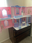 Vintage Mattel 2001 Barbie Grand Hotel With Elevator and Working Phone Sounds