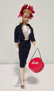 Vintage #3 Blonde Ponytail Barbie w/#916 Commuter Set ™ Outfit Factory Braid