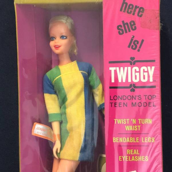 VINTAGE 1967 MATTEL TWIGGY BARBIE DOLL #1185 NEW IN BOX NIB FACTORY SEALED