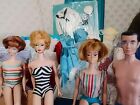 New ListingVintage Barbie Lot 1958 AG Bendable Legs 4 Doll s Clothes Japan Heels Accessory
