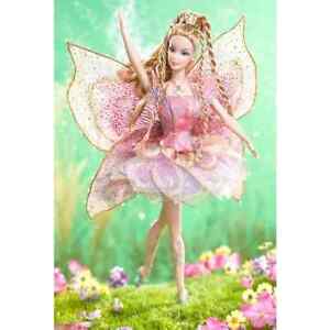 VERY RARE BARBIE LIVE IN FAIRYTOPIA ELINA DOLL GOLD LABEL 2006 MINT IN BOX J0976