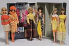 Vintage 1960s Mod Barbies LOT w/Original Clothes Accessories & Case