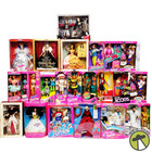 BARBIE DOLL LOT OF 24 ~ ASSORTED DOLLS ~ BOXES HAVE WEAR ~ SEE PHOTOS (LOT #281)