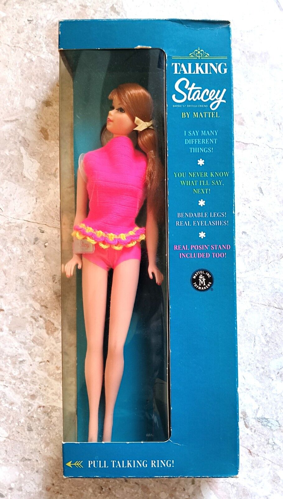 TALKING STACEY DOLL #1125 1968 Mattel Vintage Barbie NRFP