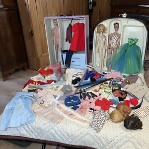 Vintage Barbie #3 No.3 Blond Hair RARE  Find W KEN Clothes Cases Accessories Lot