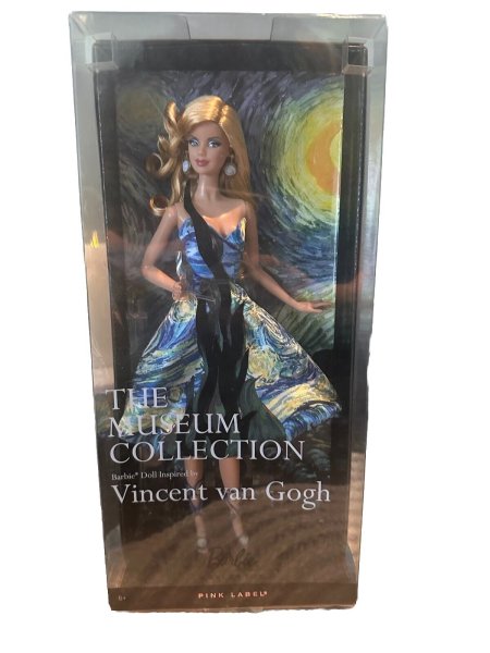 Barbie - The Museum Collection- Vincent Van Gogh NRFB Pink Label