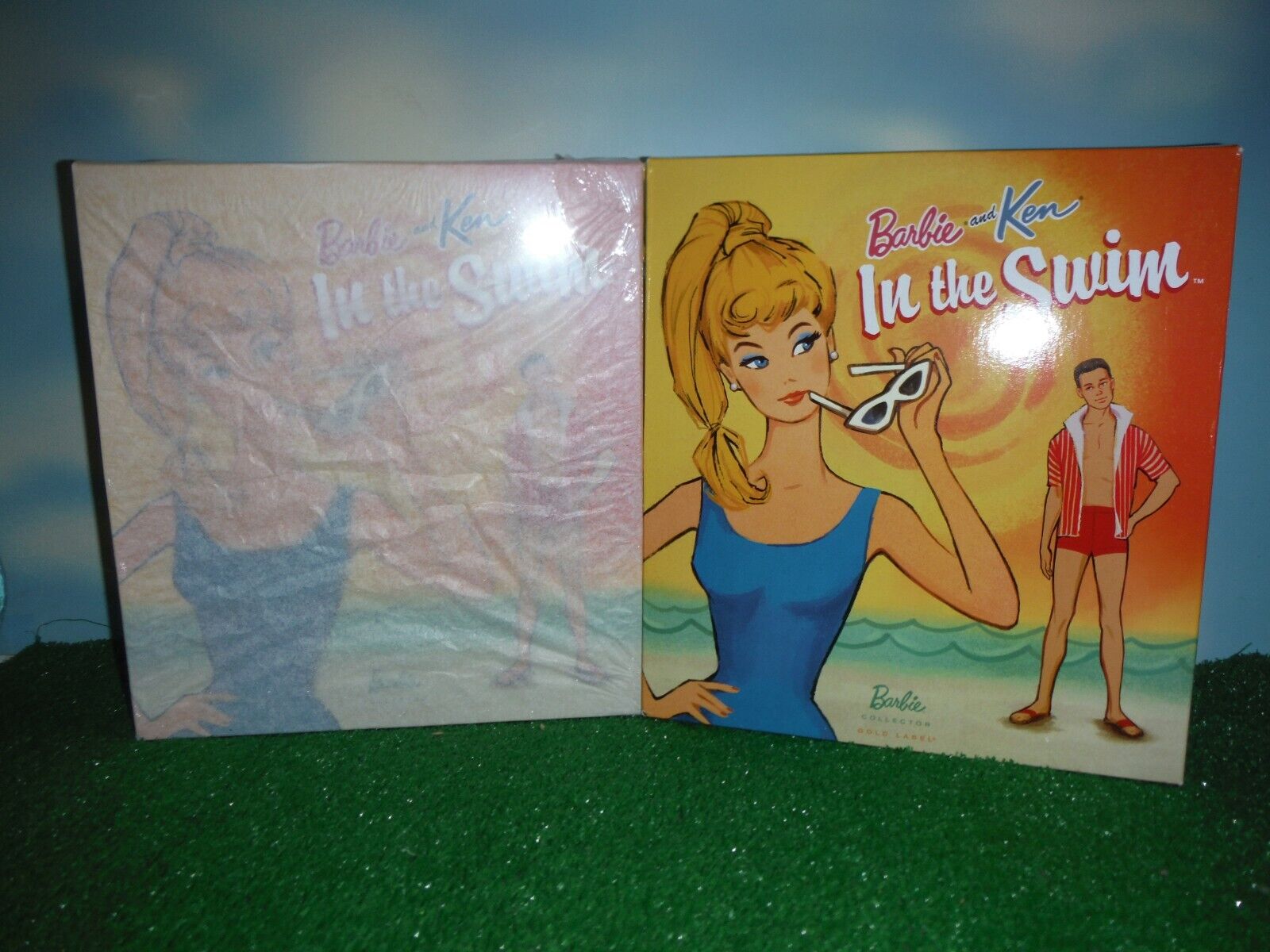 BARBIE & KEN IN THE SWIM GIFT SET L.E. 1,100 MADE *NEW* IN BOX IN FACTORY TISSUE
