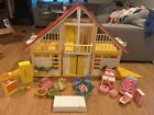 Vintage 1978 Barbie DreamHouse w/ FURNITURE + ACCESSORIES A Frame House *READ*