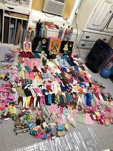 HUGE 580+ Items VINTAGE Barbie Doll Clothing & Accessories lot 60’s 70’s 80’s