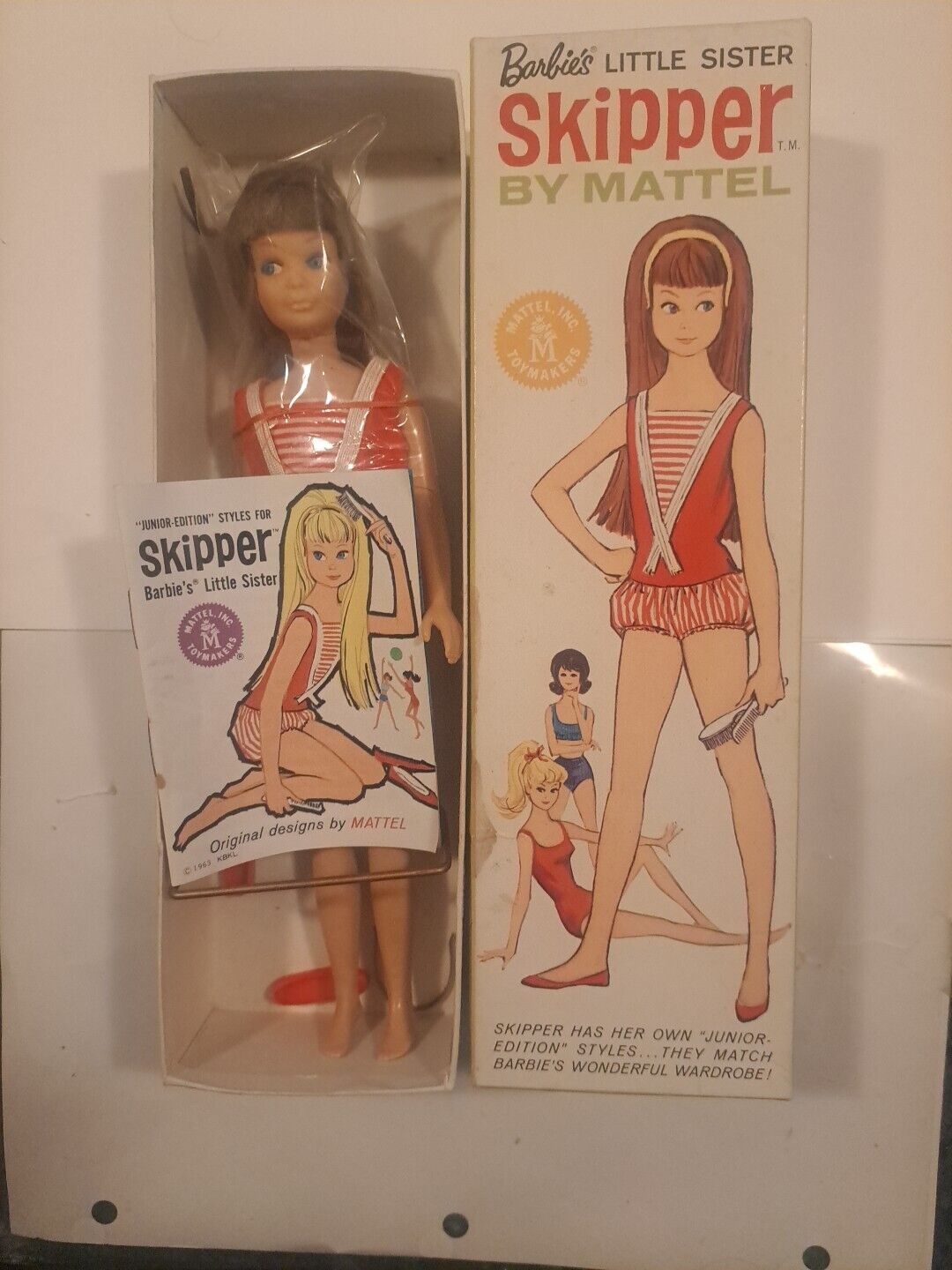 Vintage 1960's Barbies Little Sister SKIPPER DOLL Original w/ Box 0950 Mint Cond