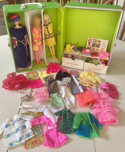 Vintage 1960s Barbie Doll, Francie, Casey, Case, Clothes,  LOT!