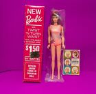 Vintage Barbie TNT Twist N Turn Trade In Program Doll Baggie Sealed gold Sticker