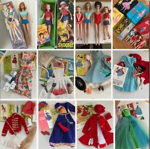 60s vintage #5 Barbie + 3 dolls, 27 outfits 144 original Mattel items and more