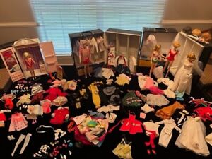 Vintage Barbie Mattel Lot Cases, Dolls, Clothes, Accessories 1960's