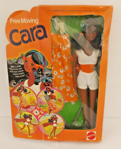 Vintage 1974 FREE MOVING CARA DOLL Black AA Steffie Face Barbie Friend NRFB 7283
