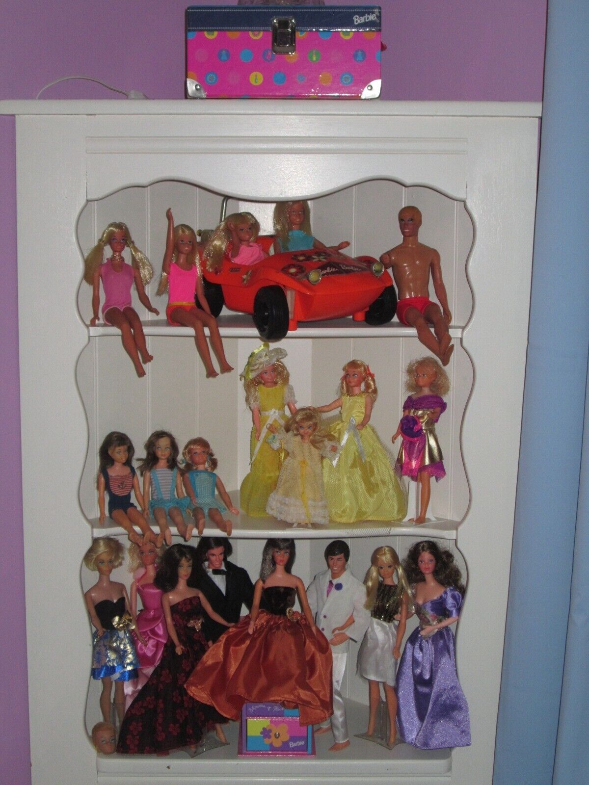 Barbie Doll Collection (Vintage; Mostly 1960s)--Dolls, Clothes, Car, Accessories