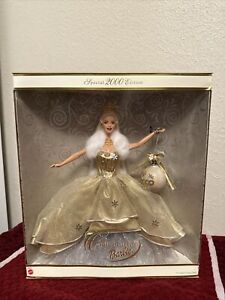 GOLD Celebration Barbie 2000 Mattel Hallmark Special Edition with Ornament