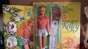 MWB Vintage Mattel Yellowstone Kelley Barbie Doll 1973 Very HTF 7808 + Paperdoll