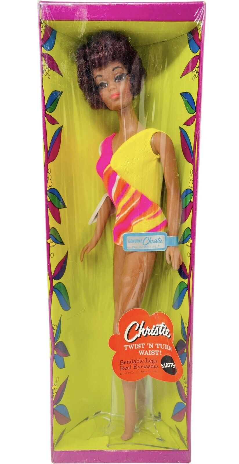 Vintage Christie Barbie Twist N’ Turn Waist Dark Brown Black 1119 Sealed Japan