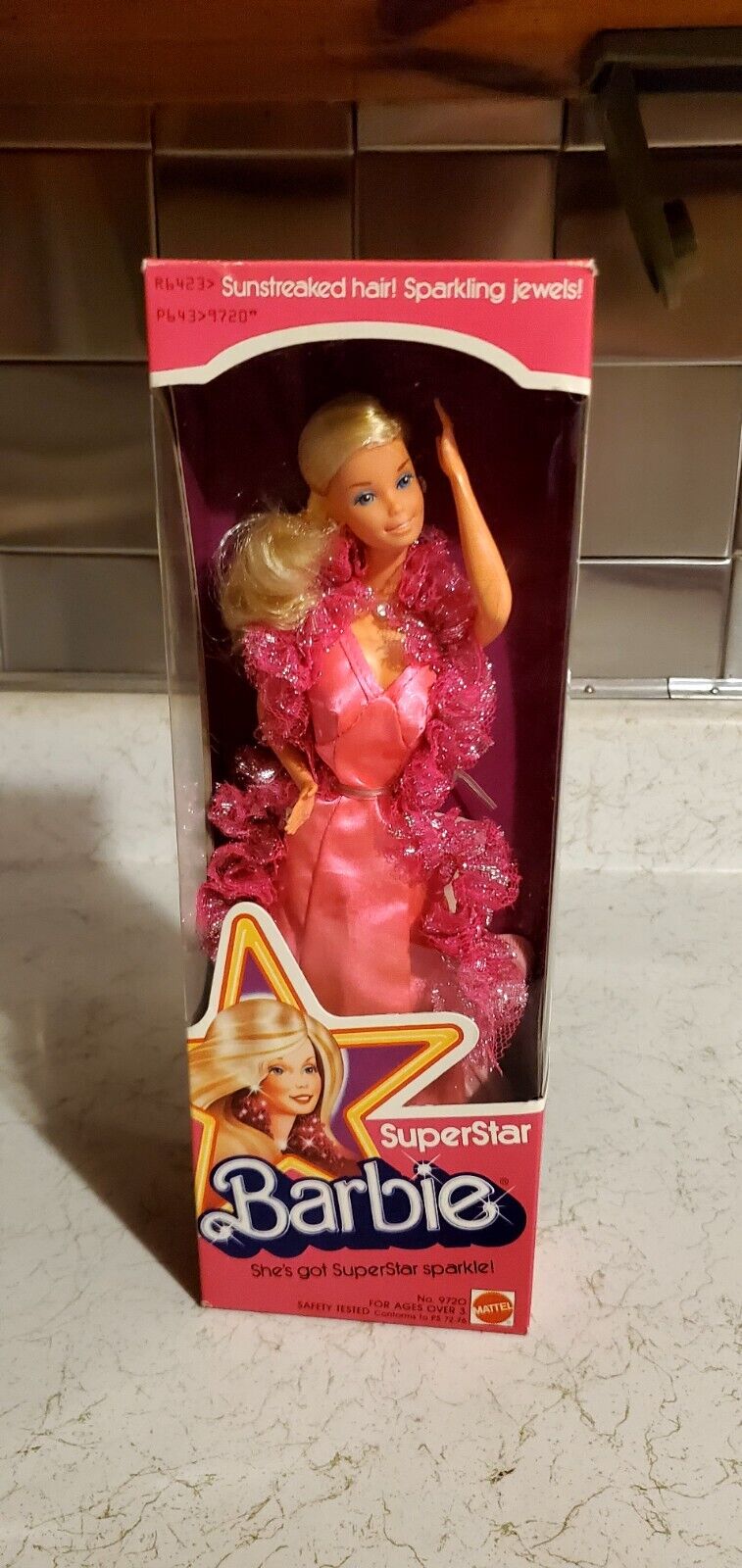 Vintage Mattel 1976 Superstar Barbie 9720 Never Opened