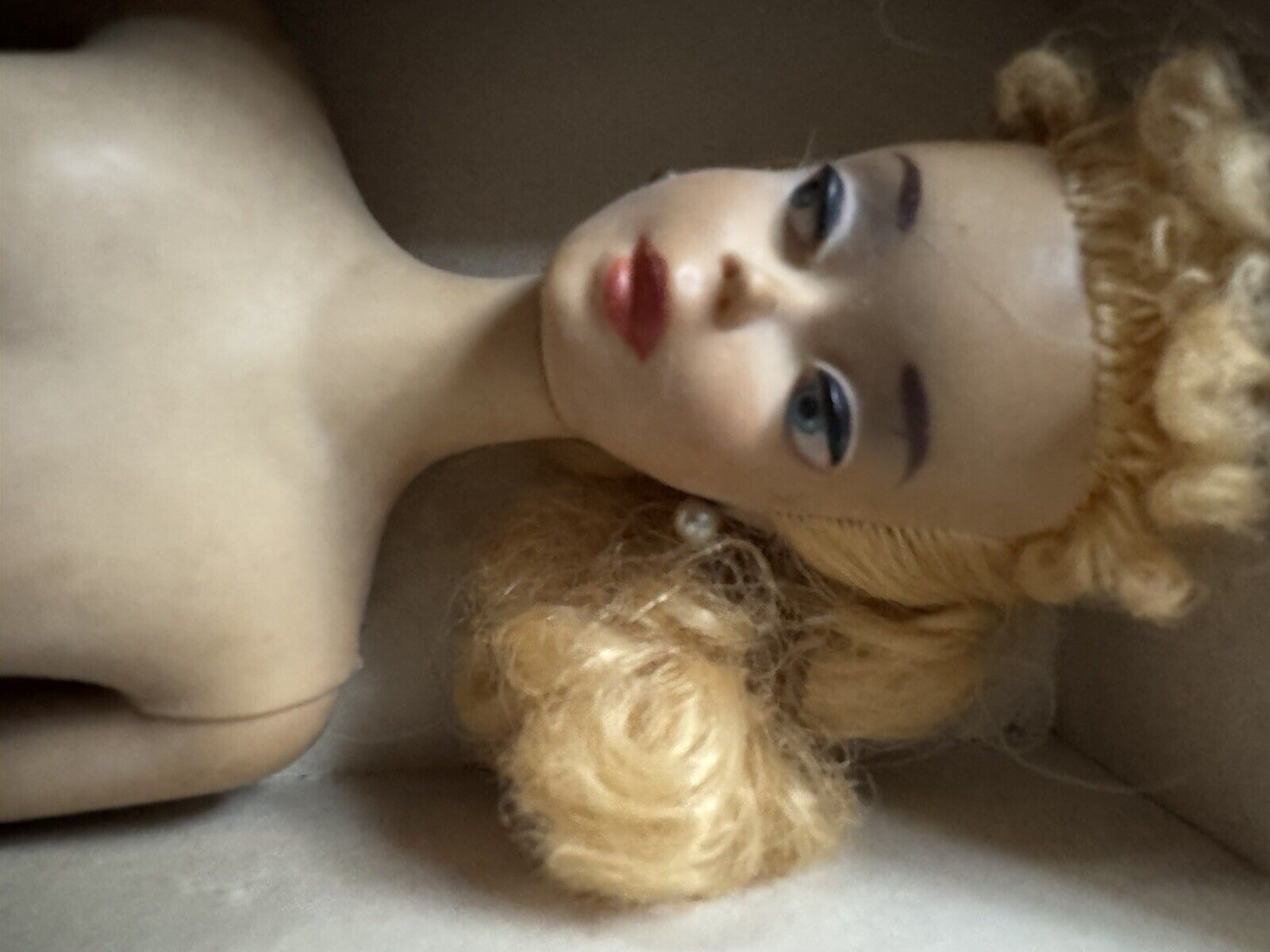 Vintage Barbie Doll, Marketed In 1959, Stamped 1958