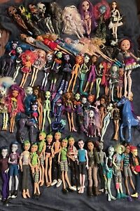 HUGE Monster High/Ever After High/ LOL/ RH/SH/Barbie Doll Lot Of 65 Dolls