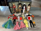 Vintage Mattel Barbie Midge Doll Clothing Outfit Case Lot 1960’s Japan