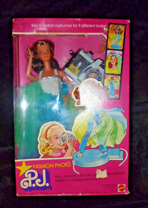 VTG 1977 #2323 ORIGINAL RARE "FASHION PHOTO PJ" DOLL SET-MIB  SS 160 PAB