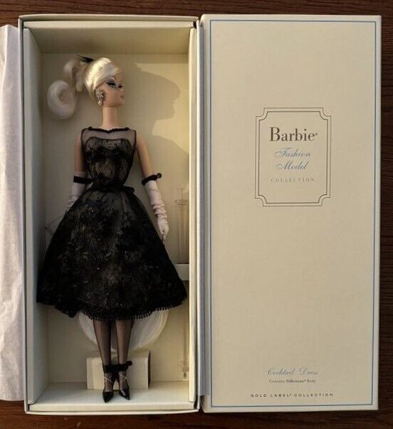 2013 Cocktail Dress Barbie Doll Silkstone #X8253 NRFB LE Gold Label