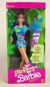 1991 Multilanguage European Totally Hair Whitney Barbie Doll No. 7735