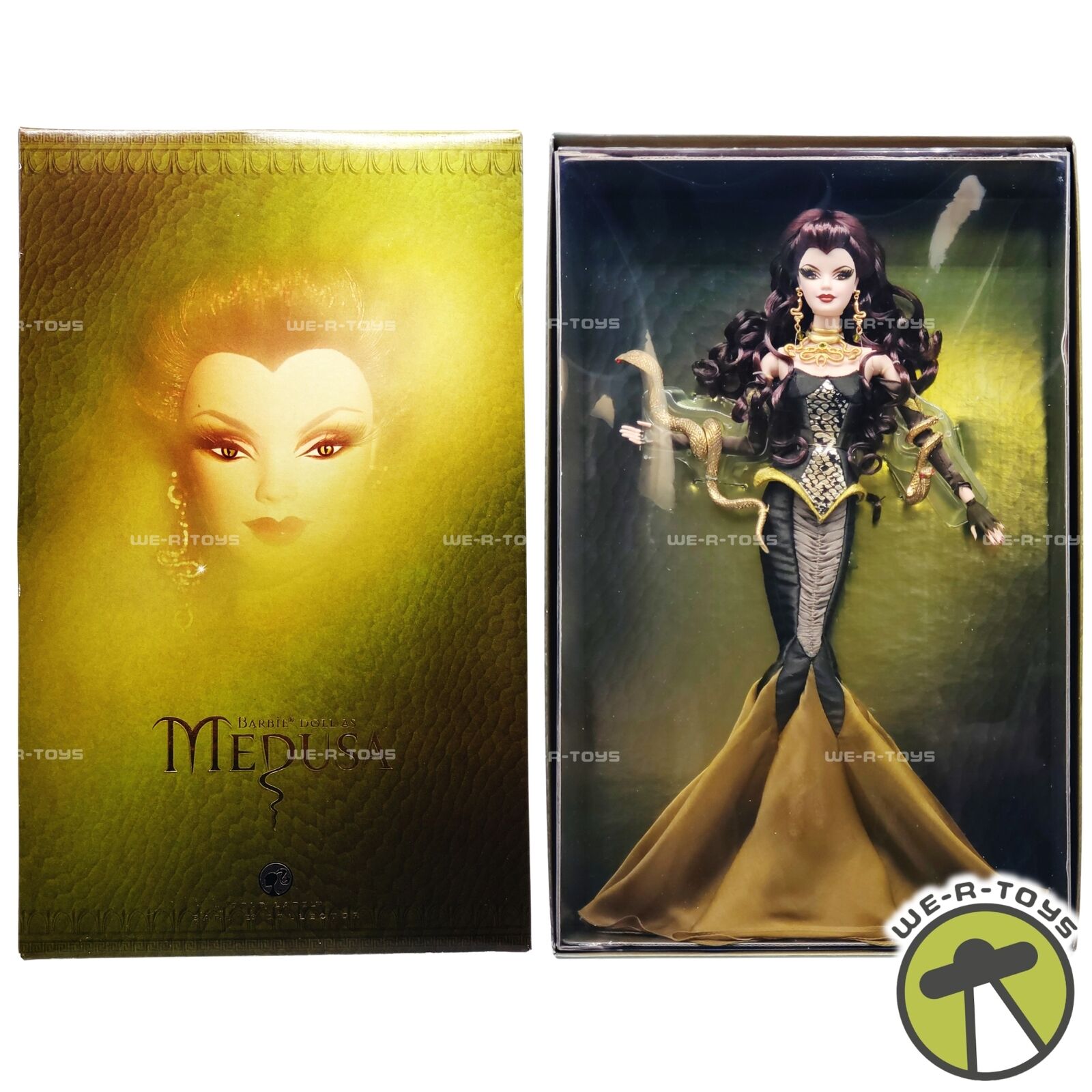 Barbie as Medusa Gold Label Greek Goddess Series Doll 2008 Mattel M9961