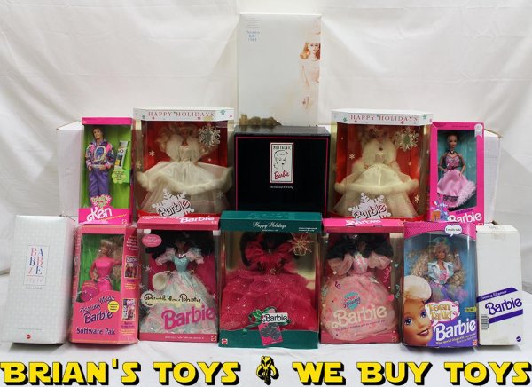 Barbie/Doll Lot of 13: Totally Hair Ken, Earring Magic, Teen Talk & More NR