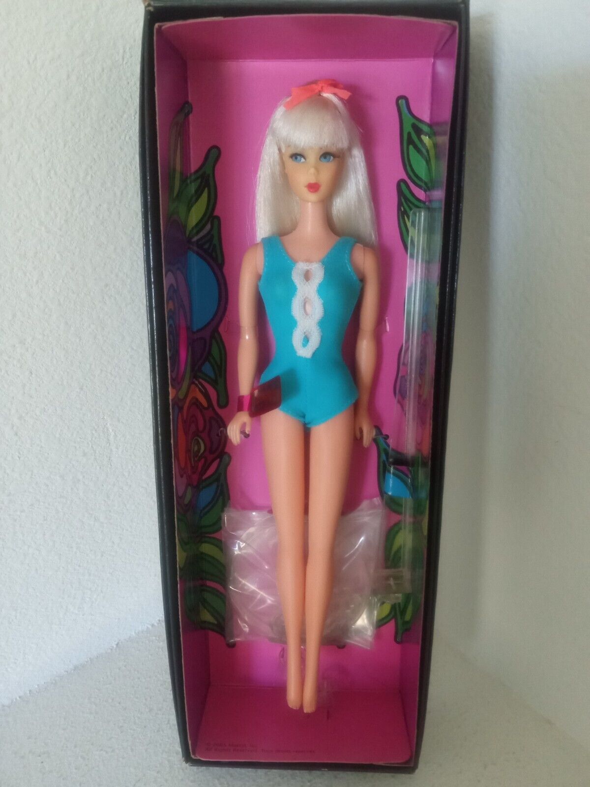 Vintage Pale Blonde TNT Barbie + Tuesday Taylor SS + All That Jazz repro box