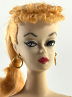 1959 Barbie #2 BLOND Blonde Ponytail w/ Earrings NICE no box TM L@@K