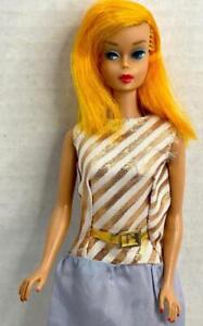 Vintage Color Magic Barbie Blonde / Flame in Pak Dressed Up w Pale Blue Skirt NM