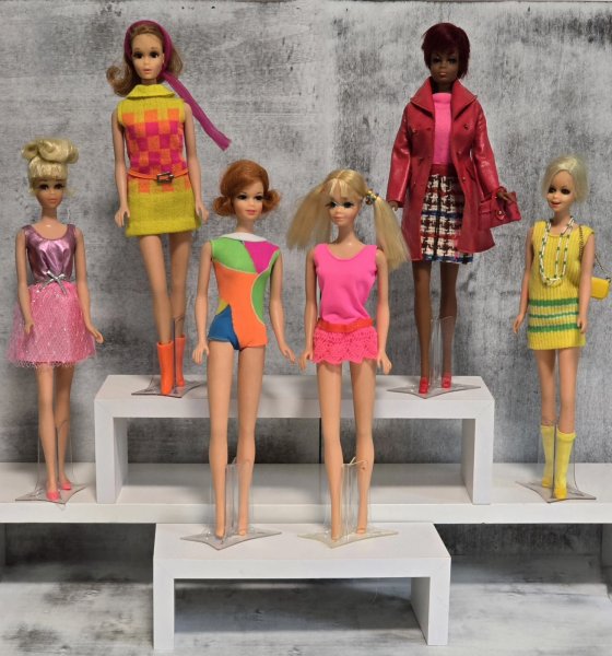 Vintage 1960s Mod Barbies LOT w/Original Clothes