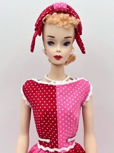 Vintage #3 Blonde Ponytail Barbie Doll Restored, With Ooak Fancy Free