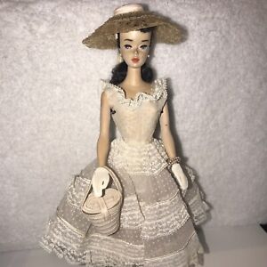 Barbie Brunette Pony 1960 #850 + Plantation Belle Outfit  #966