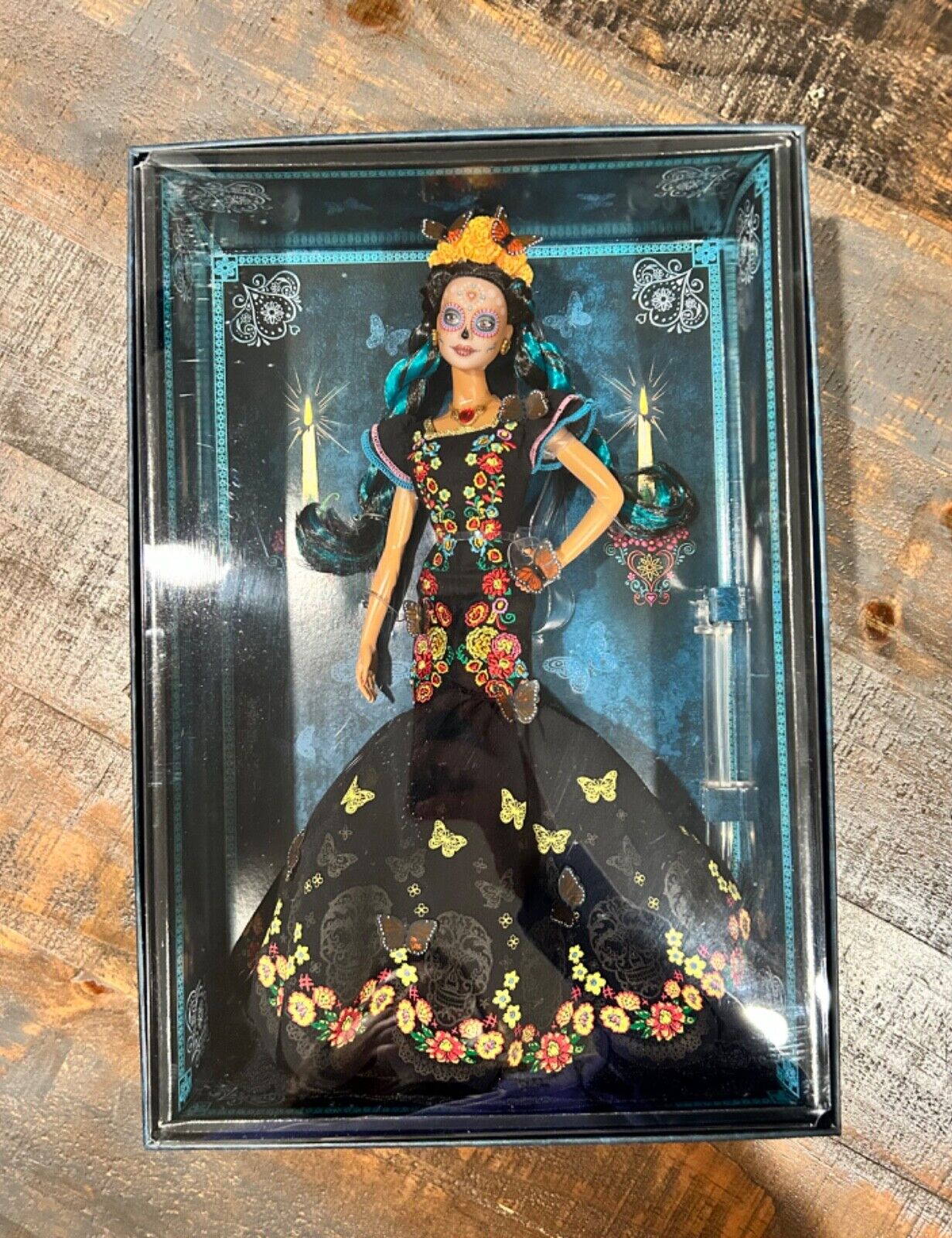 Barbie Dia De Los Muertos Day of The Dead Doll Mattel 2019 Butterfly