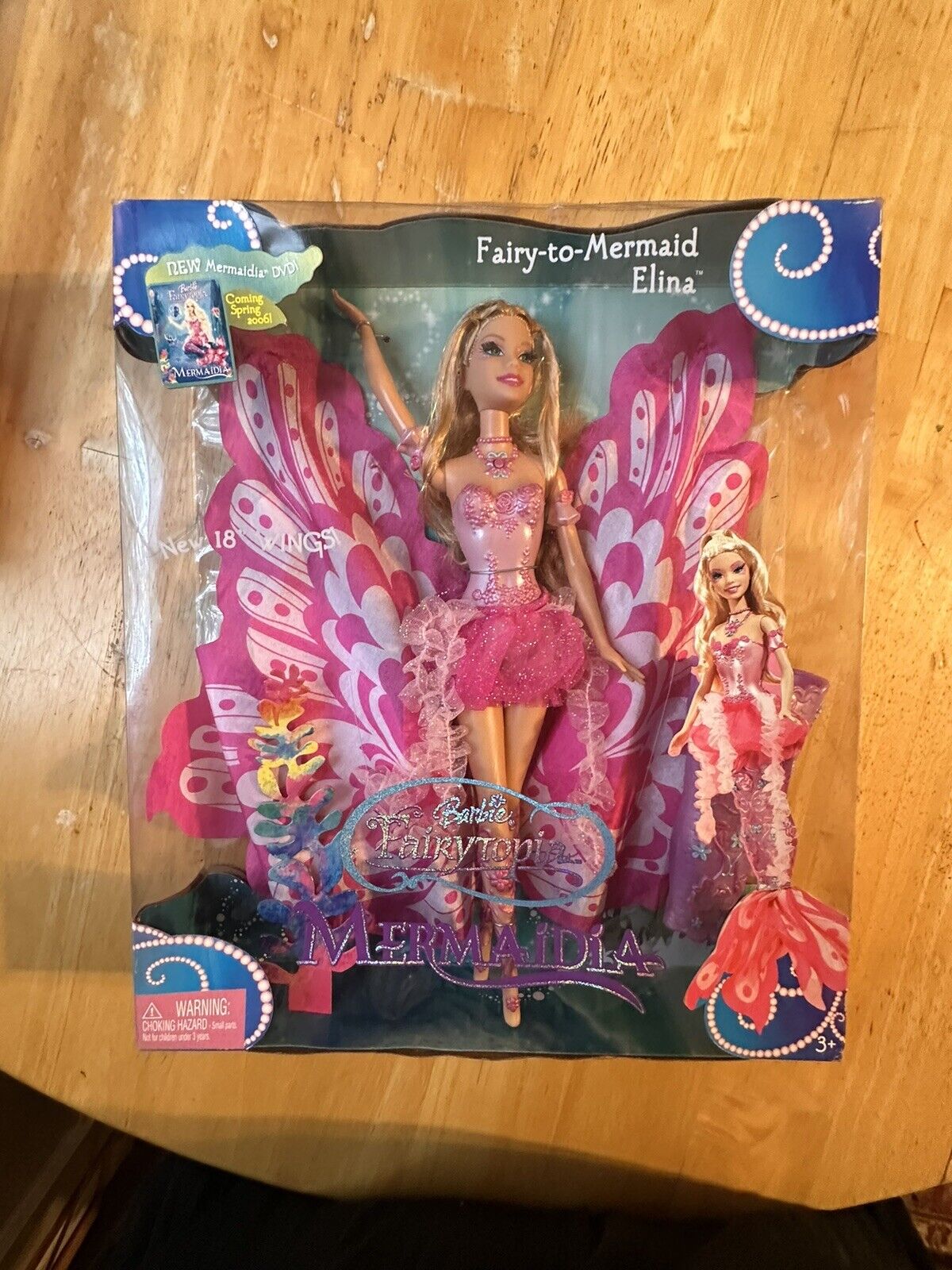 SUPER RARE Unopened Fairytopia Mermaidia Elina Barbie Doll - 2006 BRAND NEW