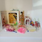 Vintage Brunette Blue Iris eyes Blue Eye Shadow Barbie Doll Accessories 1960 Lot
