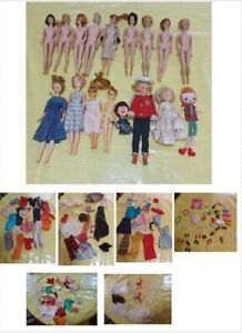 Vintage Barbies, 1958-60s w/ Midge, Ken + Tammy, Paul McCartney, Others, Accs.