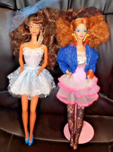 rare rotoplast barbie steffie face teresa doll and fashion lot HTF