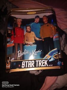1996 Mattel Barbie and Ken 30th Anniversary Collector Edition Star Trek Gift Set